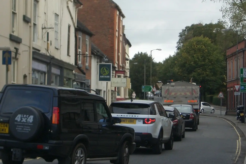 Image courtesy of Peter Dobbs Traffic in St John St