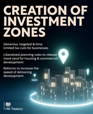 Image courtesy of HM Treasury UK Growth Investment Zones graphic