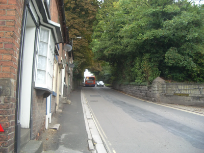 Image courtesy of Peter Dobbs Damaged kerbstones on Buxton Rd