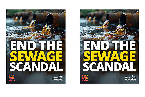 End the Sewage Scandal - campaign slogan
