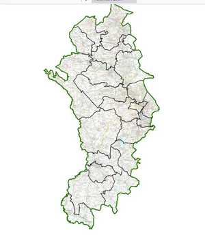 Image courtesy of LGBCE Map of revised wards Jan 2022