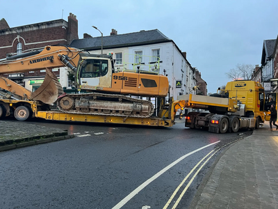 Image courtesy of Kim Dorrington Monster truck on St John's St