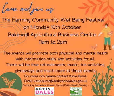Image courtesy of DDDC Bakewell wellbeing flyer