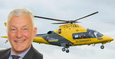 Image courtesy of DDDC Steve Wain Air Ambulance