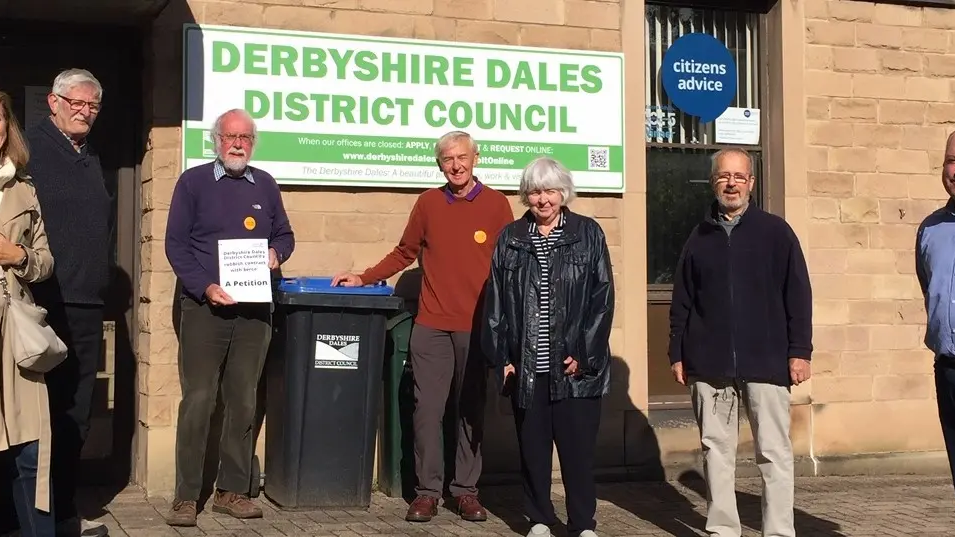 Lib Dems deliver Petition on Serco waste contract Derbyshire Dales
