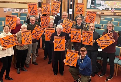 Image courtesy of Ed Fordham Care Home placards